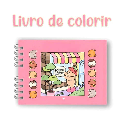 Caderno de Colorir Bobbie Goods - CAPA DURA