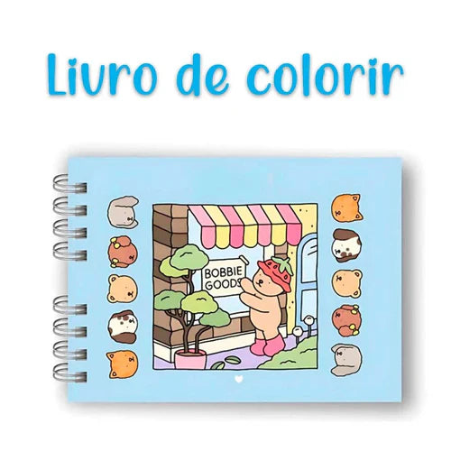 Caderno de Colorir Bobbie Goods - CAPA DURA